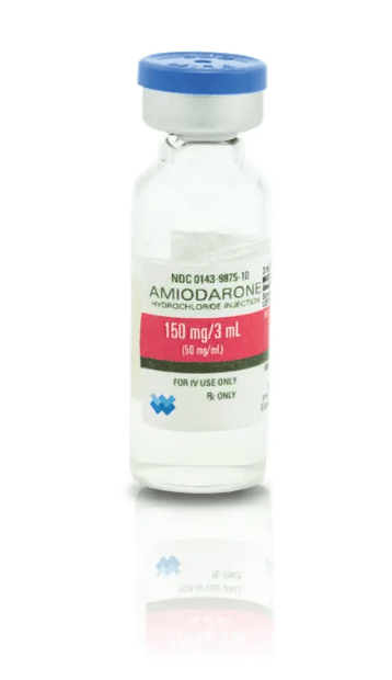 Amiodarone HCI 50 mg/mL 3 mL Injection