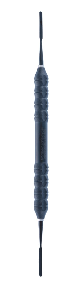 Tunneling Instrument 2.0 mm, Str. + Cvd., DLC Coated, Black PEEK Handle