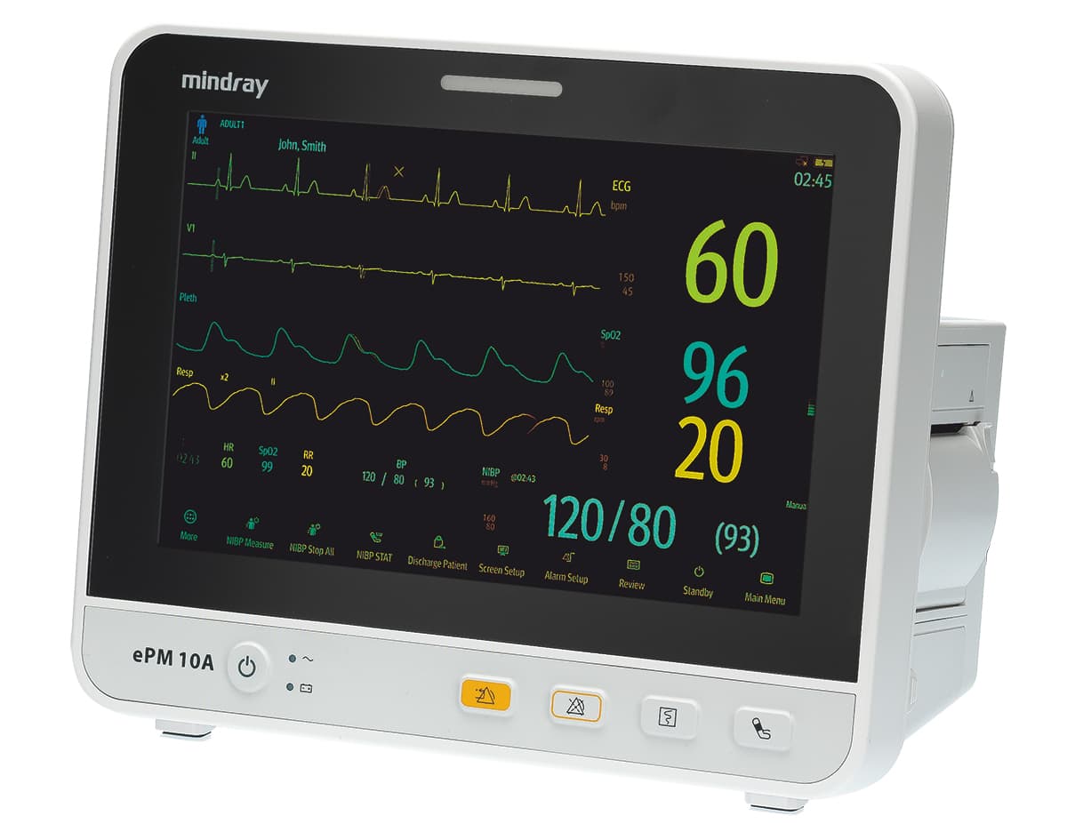 Mindray ePM 10A, Masimo and CO2 Monitor