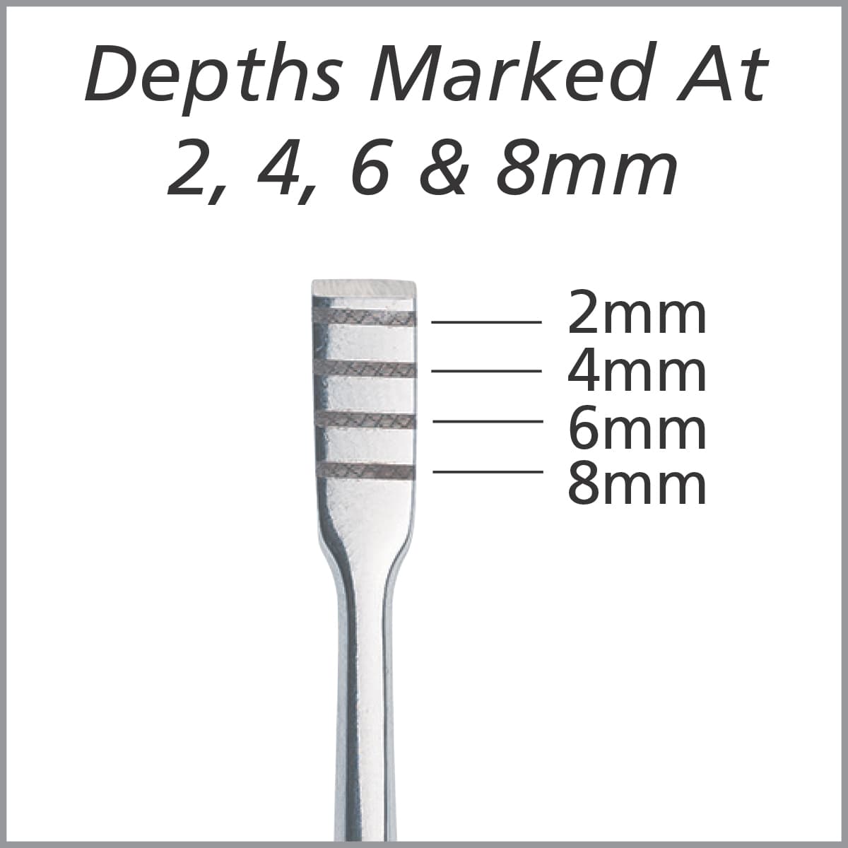 Salvin 6mm Single Bevel Ridge Splitting / Expanding Chisels